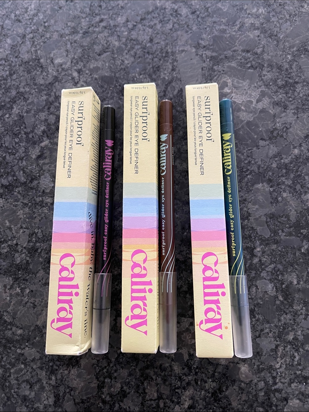 Caliray Surfproof Easy Glide Eye Definer Longwear Pencil choose from 3 shades